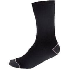 Ponožky stredné, 3 páry, veľ. 39-42, čierno-šedé