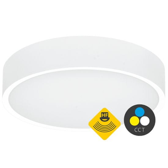 Ecolite Ecolite LED svietidlo vr. HF senzora 25W, CCT, 2750lm, IP65, biela WMAT350/HF-25W/BI