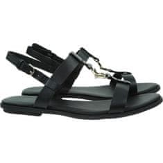 Tommy Hilfiger Sandále čierna 41 EU Flat Sandal