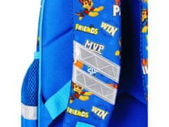 Paw Patrol Paw Patrol Chase Blue, chlapčenský batoh do škôlky, reflexný 31x25x9cm 