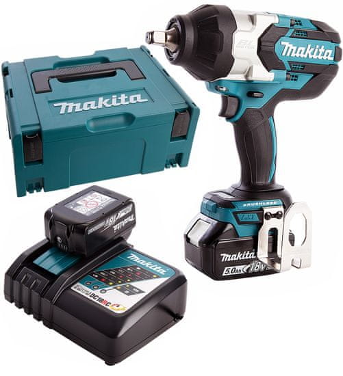 Makita Rázový uťahovák 1/2' 1000Nm 2x5Ah DTW1002RTJ