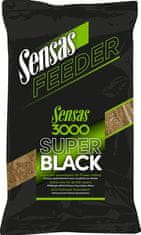 Sensas Kŕmna zmes 3000 Feeder Super Black 1kg