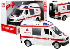 Lean-toys Ambulancia auto Ambulancia efekty hry svetlá