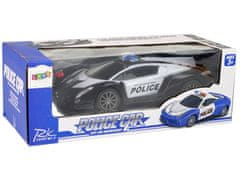 Lean-toys Policajné R/C diaľkovo ovládané pretekárske auto + dobíjacia batéria