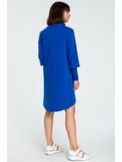 BeWear Dámske mini šaty Yaa B089 kráľovsky modrá L