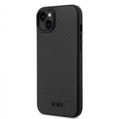 Tumi Zadný kryt Aluminium Carbon Pattern pre iPhone 14 Plus Black