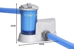 Bestway Kartušová filtrácia Flowclear 5678l/hod BESTWAY 58675