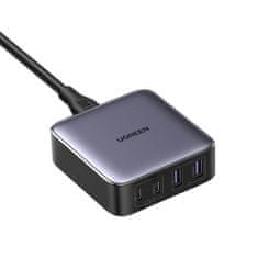 Ugreen CD327 GaN sieťová nabíjačka 2x USB / 2x USB-C 65W, šedá