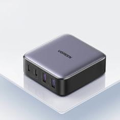 Ugreen CD327 GaN sieťová nabíjačka 2x USB / 2x USB-C 65W, šedá