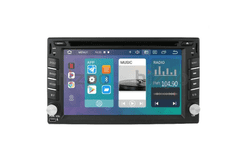 Hizpo Univerzálne Autorádio S CD/DVD Prehrávačom, Kamerou, Android 12.0, Wifi GPS USB, 2din Rádio Pre Nissan, Kia, Hyundai, Škoda, Vw, Seat Autorádio Android 12.0