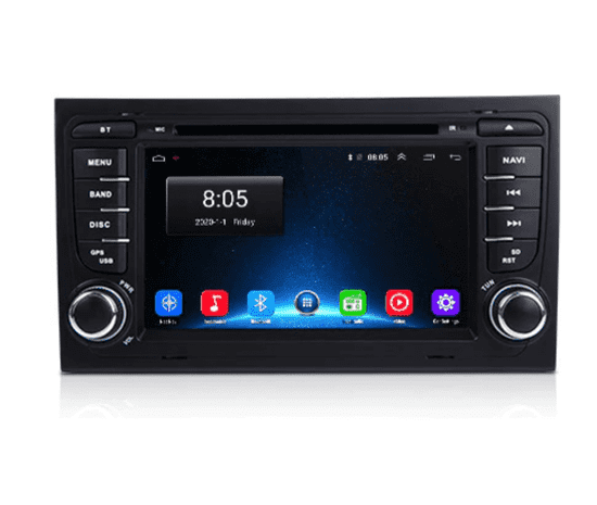 Junsun Autorádio do AUDI A4 Rádio pre Audi A4 B7 B6 RS4 SEAT Exeo GPS navigácia, mapy, Bluetooth, Handsfree, 2x USB, Mikrofón (vstavaný), MIRROR LINK