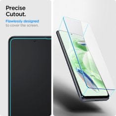 Spigen Ochranné Tvrdené Sklo Glas.Tr Slim 2-Pack Xiaomi Redmi Note 12 5G / Poco X5 5G Clear