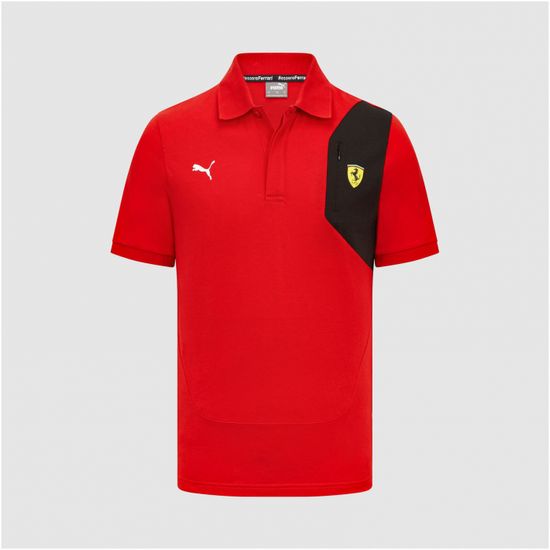 Ferrari polo tričko SF CLASSIC 23 černo-červené