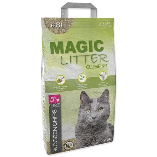 Magic Cat Kočkolit Wooden Chips 8 l