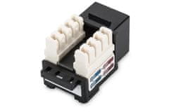 Digitus CAT 6 Keystone Jack, netienený RJ45 na LSA, farba čierna