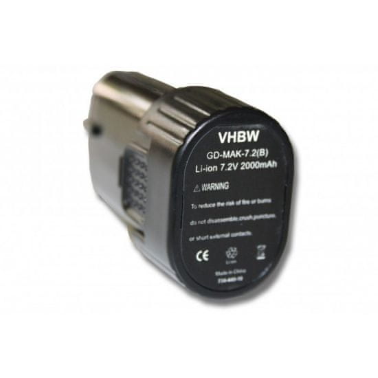 VHBW VHBW batéria Makita CL070 7.2V, Li-Ion, 2000mAh