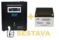 VS ELEKTRO Záložný zdroj 300W, sinusPRO-500W + AKU 24Ah