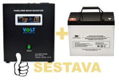 VS ELEKTRO Záložný zdroj 300W, sinusPRO-500W + AKU 55Ah