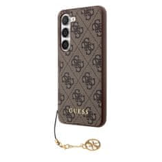 Guess Zadný kryt 4G Charms pre Samsung Galaxy S23+ Brown