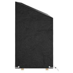 Vidaxl Kryt na záhradnú lavicu 8 očiek 160x70x70/88 cm polyetylén