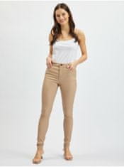 Orsay Béžové dámské skinny fit kalhoty 42