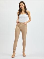 Orsay Béžové dámské skinny fit kalhoty 38