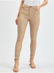 Orsay Béžové dámské skinny fit kalhoty 38