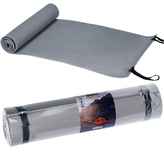 EDANTI Kempingová Karimatka Podložka Skladací Turistický Matrac Na Cvičenie Jogy, Fitness 180X50 Cm Grey