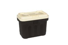 Maelson Box na granule pre 7,5 kg krmiva - čierno-béžový - 41 x 25 x 33 cm