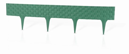 GardenPlast Okraj trávníku Palisada 80 cm RATTANPALISADE-zelená