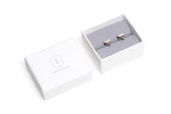 BeWooden dámske náušnice s dreveným detailom White Wine Silver Earrings univerzálna