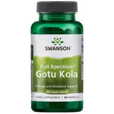 Swanson Gotu Kolesá, 435 mg, 60 kapsúl
