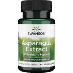 Swanson Asparagus Extrakt (špargľa), 60 rastlinných kapsúl