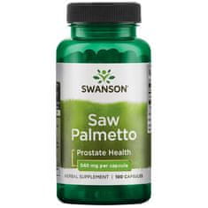 Swanson Saw Palmetto (Serenoa plazivá), 540 mg, 100 kapsúl