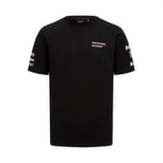 Porsche tričko FANWEAR 23 černo-bielo-červené XL