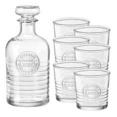 Bormioli Rocco Set na whisky , OFFICINA 1825 7 PCS SPIRITS SE | 6 ks x 30 cl, 1 x 100 cl