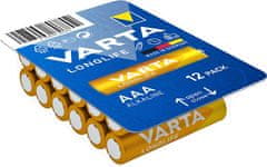 VARTA batérie Longlife AAA, 12ks (Big box)