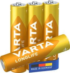 VARTA batérie Longlife AAA, 4ks