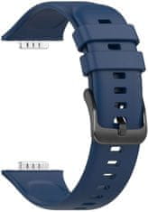 FIXED silikonový řemínek pro Huawei Watch FIT 2, modrá