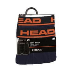 Head 2PACK pánske boxerky modré (701202741 010) - veľkosť M