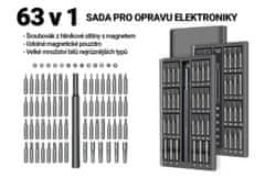 SEFIS multifunkčný set na opravu elektroniky 63 v 1