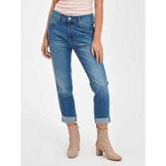 Gap Džínsy univerzálne slim boyfriend mid rise GAP_758575-00 28