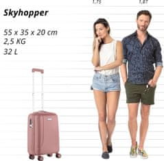 CARRY ON Príručný kufor Skyhopper Old Pink