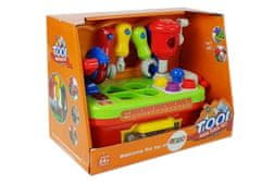 Lean-toys Súprava nástrojov Baby Workshop Sorter so zvukom a svetlom