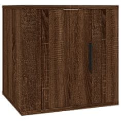 Vidaxl 7-dielna súprava TV skriniek hnedý dub spracované drevo