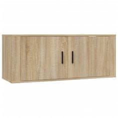 Vidaxl 5-dielna súprava TV skriniek dub sonoma spracované drevo