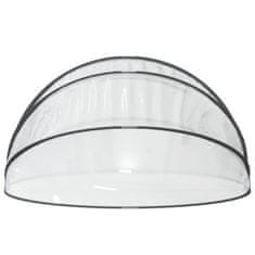 Petromila vidaXL Bazénová kupola okrúhla 467x234 cm PVC