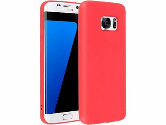 FORCELL Obal / kryt pre Samsung Galaxy S7 EDGE červený - Forcell Soft