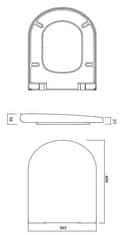 CERSANIT Wc sedenie city duroplast (K98-0128)