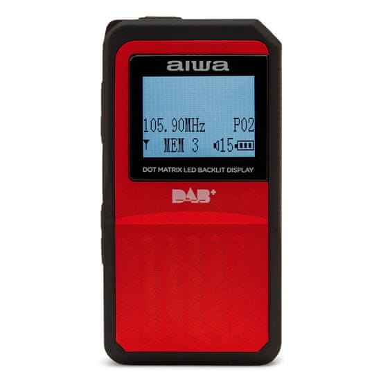 AIWA Prenosné vreckové rádio DAB+/FM-RDS so slúchadlami RD-20DAB/RD